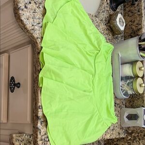 SHEIN Neon Green Tennis Skirt